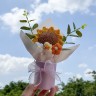 手工针织向日葵抱抱桶手工花束教师节送幼儿园小学老师精致小礼物商品图