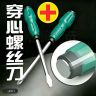 超硬工业级可敲击磁性十字一字穿心长杆螺丝刀新款升级  商品图