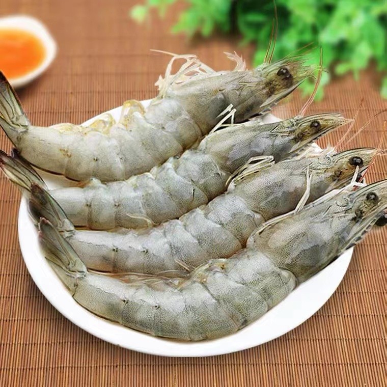 （大禹）3040大号青岛海虾，净重3斤，约40-45只，活虾单冻码头直发商品图