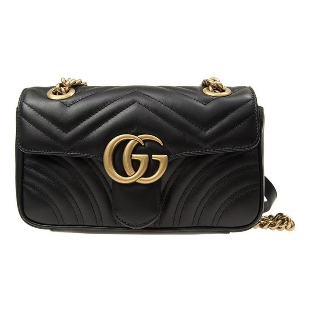99新 GUCCI/古驰 黑金双G马蒙 22/26商品图