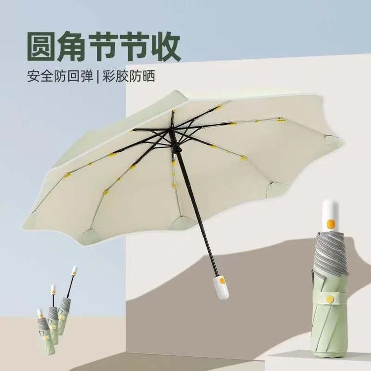 【节节收全自动】防回弹雨伞太阳伞防晒防紫外线晴雨两用专业遮阳伞商品图