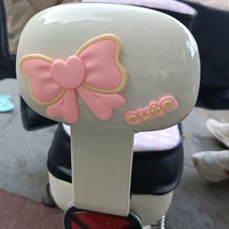 最新款大号花边蝴蝶结cute字母diy水杯电瓶车电瓶车装饰小物件商品图