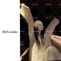 JBJX【一眼心动 自带氛围慵懒风镂空毛衣】气质长款时尚法式温柔商品图