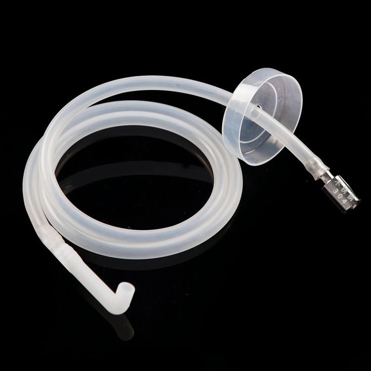 防憋堵抽水管直角接头电茶炉电热烧水壶桶装水硅胶上水管防折弯头商品图