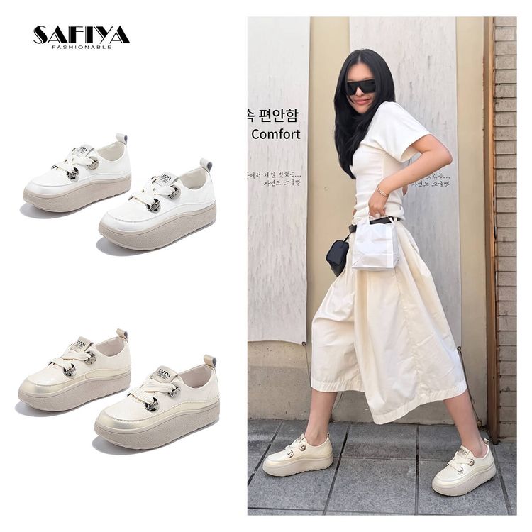 索菲娅Safiya2026早秋新款时尚舒适休闲百搭轻便鞋女SFE1112B88商品图