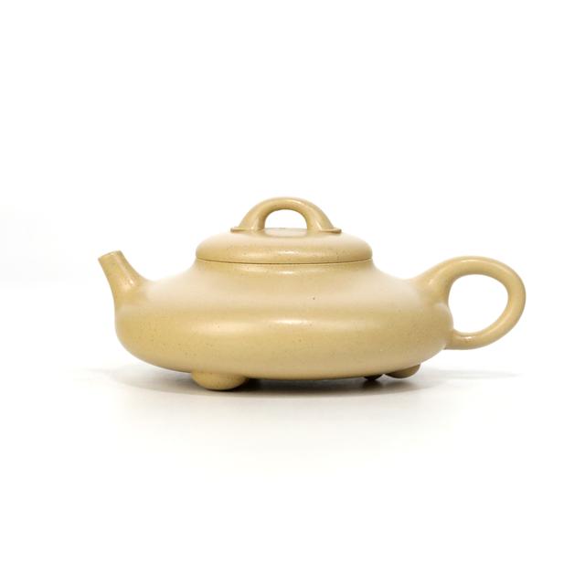 WM水平三足葫芦壶160cc撇口本山绿宜兴手工紫砂壶实用器家用手工商品图