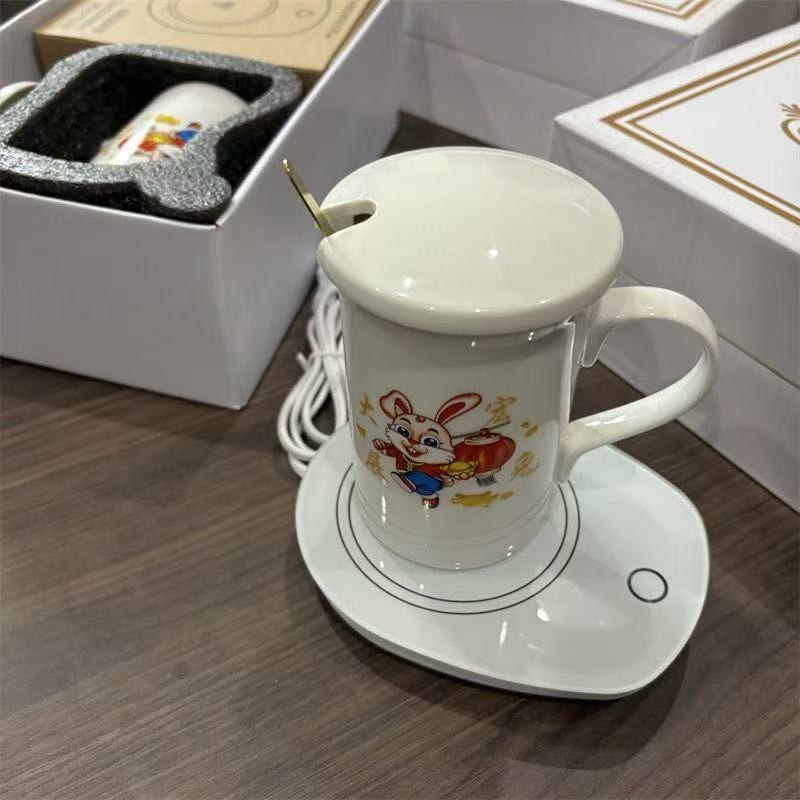 55度暖暖杯陶瓷杯子保温水杯套装商品图