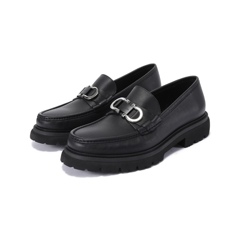Ferragamo 男士Gancini扣饰莫卡辛鞋乐福鞋0773850商品图