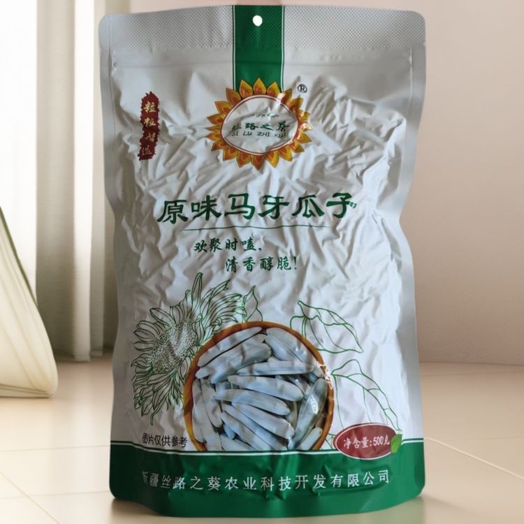 新疆马牙瓜子白瓜子丝路之葵原味葵花籽炒货休闲零食商品图