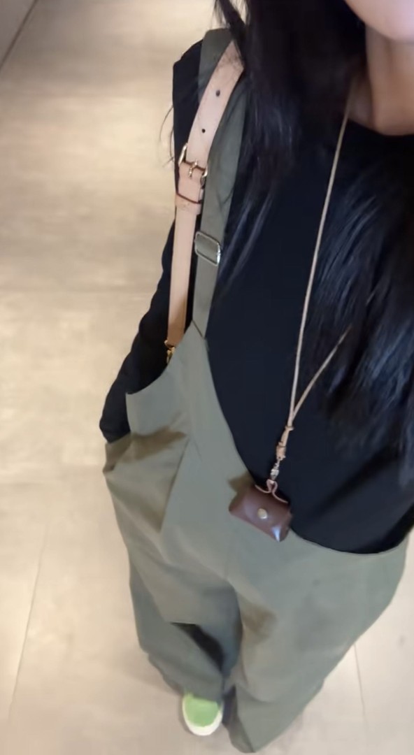 孕妇工装背带裤秋装新款时尚韩版气质显瘦背带裤休闲连体裤直筒裤商品图