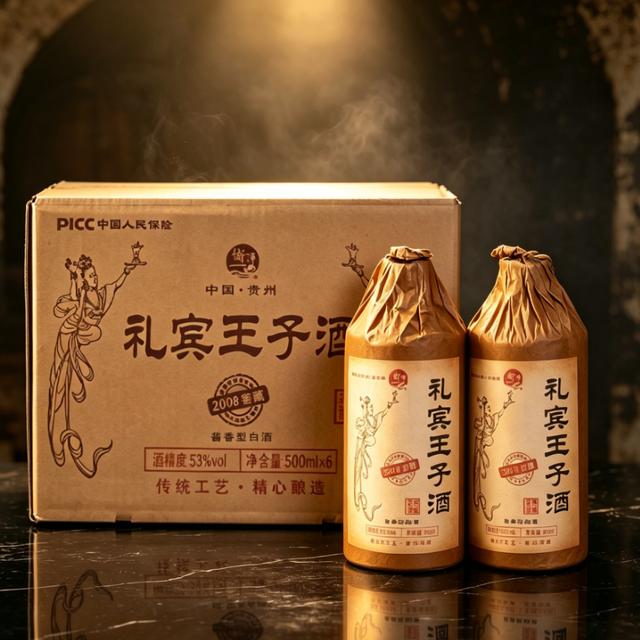 衡洋贵州经典酱香型拍6发原箱白酒礼宾王子酒53度商品图