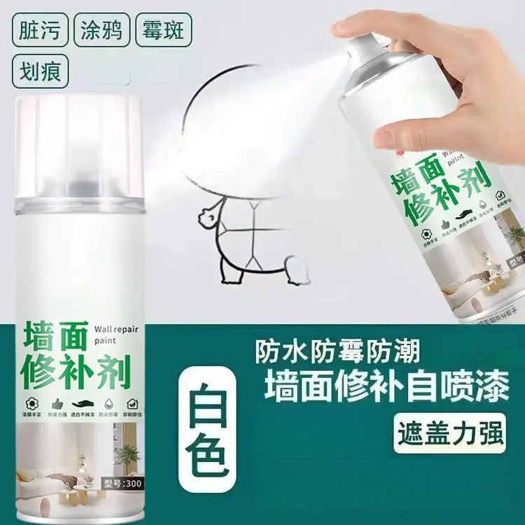 墙面自喷漆翻新遮盖发霉发黄去污净味家用墙面修复商品图