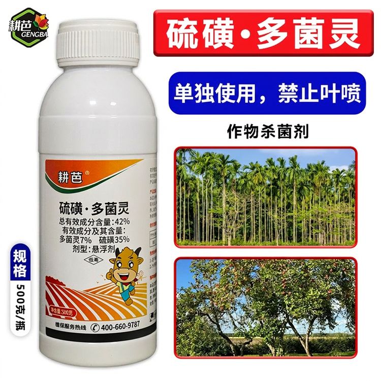 【槟榔专用】42%硫磺多菌灵槟榔杀菌除虫套餐农药杀菌剂厂家直销商品图