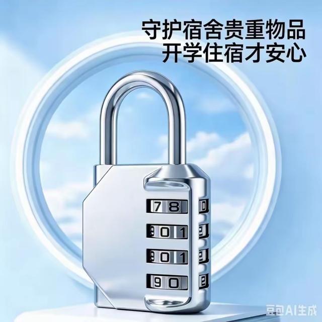 【开学必备】宿舍密码锁储物柜锁迷你抽屉锁电脑锁柜子防盗器LL商品图