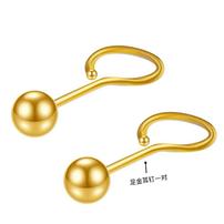 【老王黄金】足金999泡泡耳钉时尚百搭小众 情人节 囤金CAZ060商品图