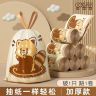 欧凯斯免撕垃圾袋小熊猫手提式加厚家用宿舍一次性穿绳收口塑料袋商品图