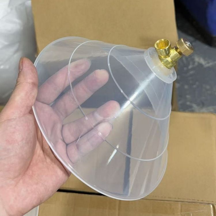 农用电动喷雾器高压喷头超大号圆形防风罩打药机打草药防风罩喷头商品图