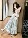 2026年新款清纯系松弛感夏天穿搭一整套小个子休闲裙子两件套装女商品图