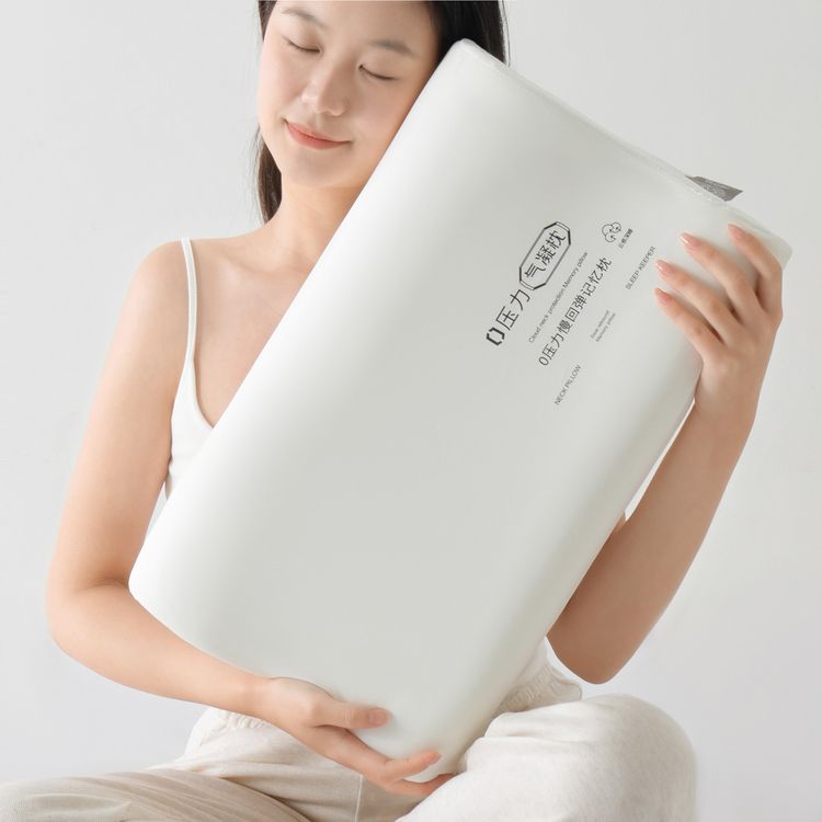 星级酒店睡眠气凝记忆枕头学生宿舍护颈椎记忆棉慢回弹家用枕芯商品图