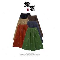 续吉出品877多色灯芯绒半裙商品图