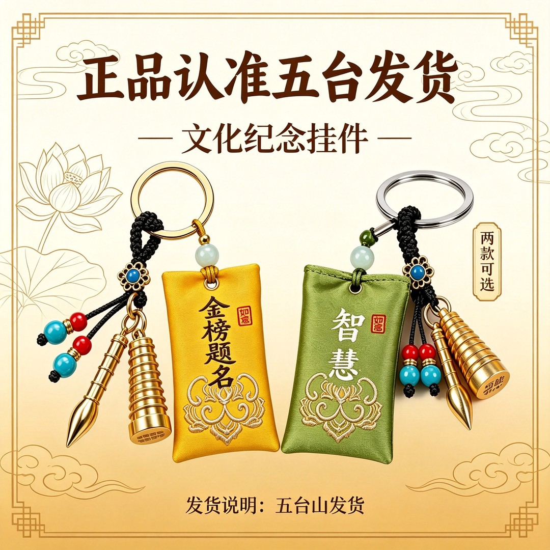 【认准五台山发货】学生香书包囊挂件中高考好,运礼物商品图
