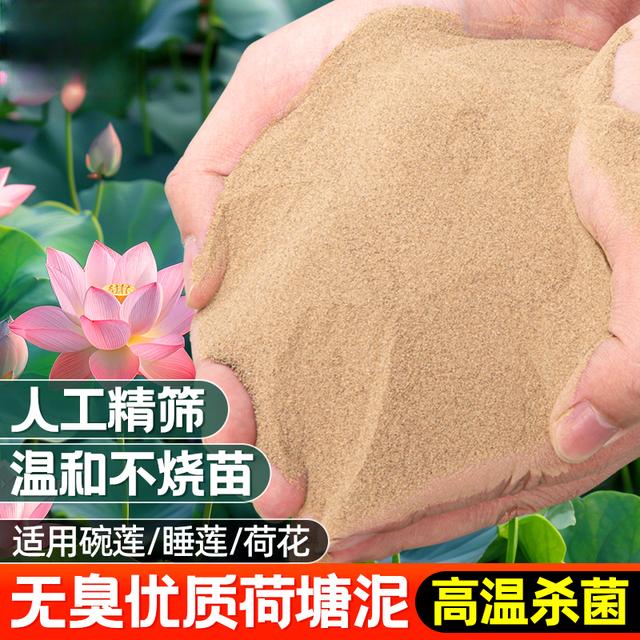 荷塘泥荷花泥土水生植物阳台专用天然碗莲睡莲营养土花泥河塘泥商品图