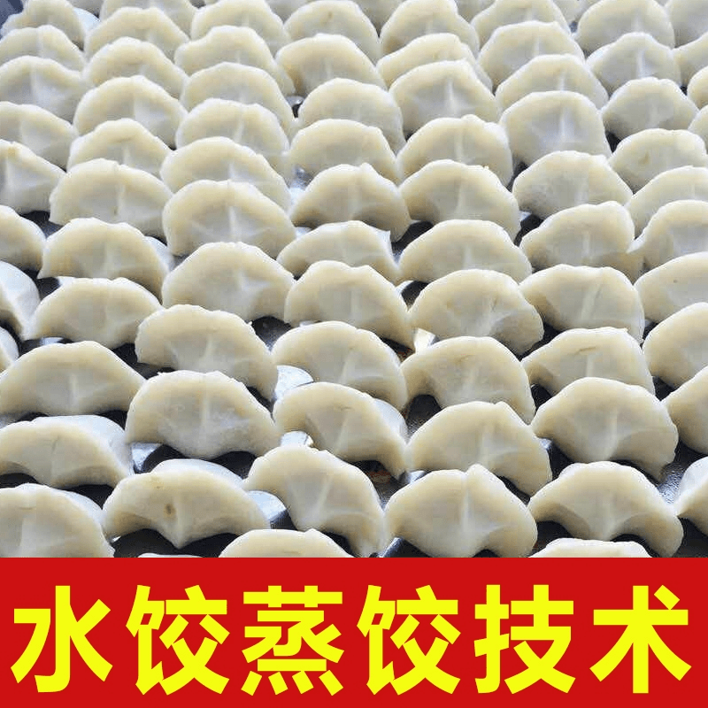 [课程]商业版水饺技术蒸饺子小吃配方视频课程资料教程商品图