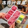 窄缝冰箱分格保鲜盒冰箱冻肉盒子冷冻食品级食物收纳盒分装盒家用商品图