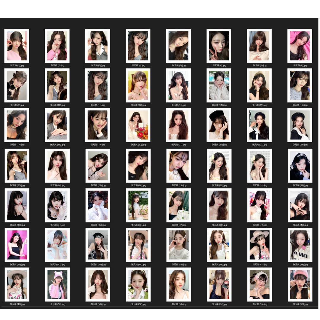 【代拆】KPOP女团混池撕拉拍立得商品图