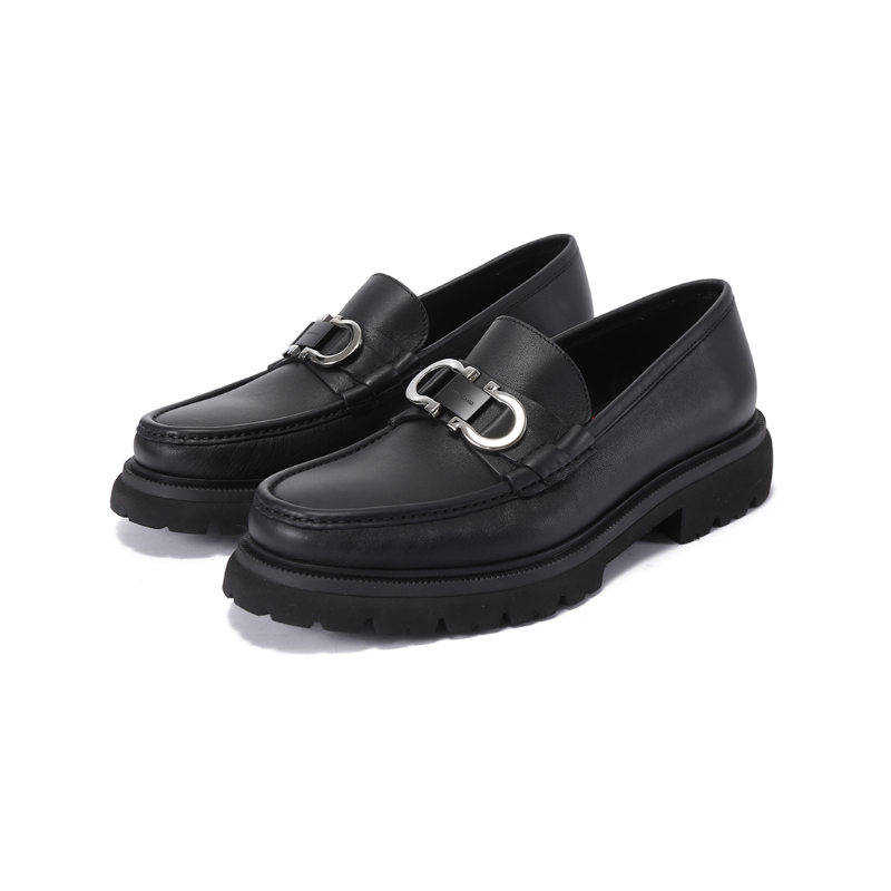 Ferragamo菲拉格慕【新品】男士Gancini扣饰莫卡辛鞋乐福鞋0773850商品图