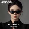 PLAYPANDA猫眼墨镜女2026新款方圆脸近视偏光遮阳防紫外线太阳镜商品图