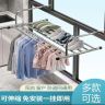 【品拧】阳台装修晾衣防盗窗外晾衣架晾晒杆窗台室外伸缩晾衣架商品图