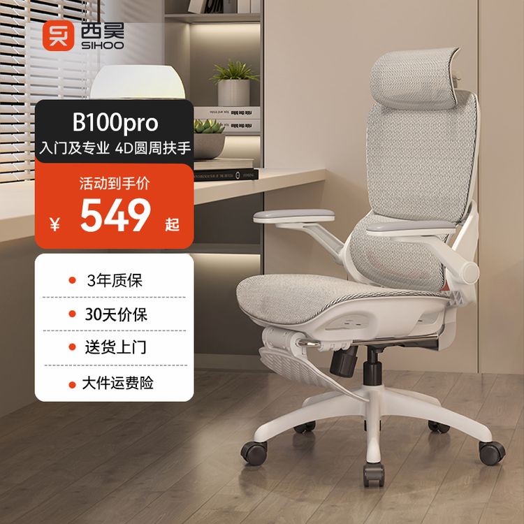 西昊B100pro人体工学椅电脑椅办公椅电竞椅HD商品图