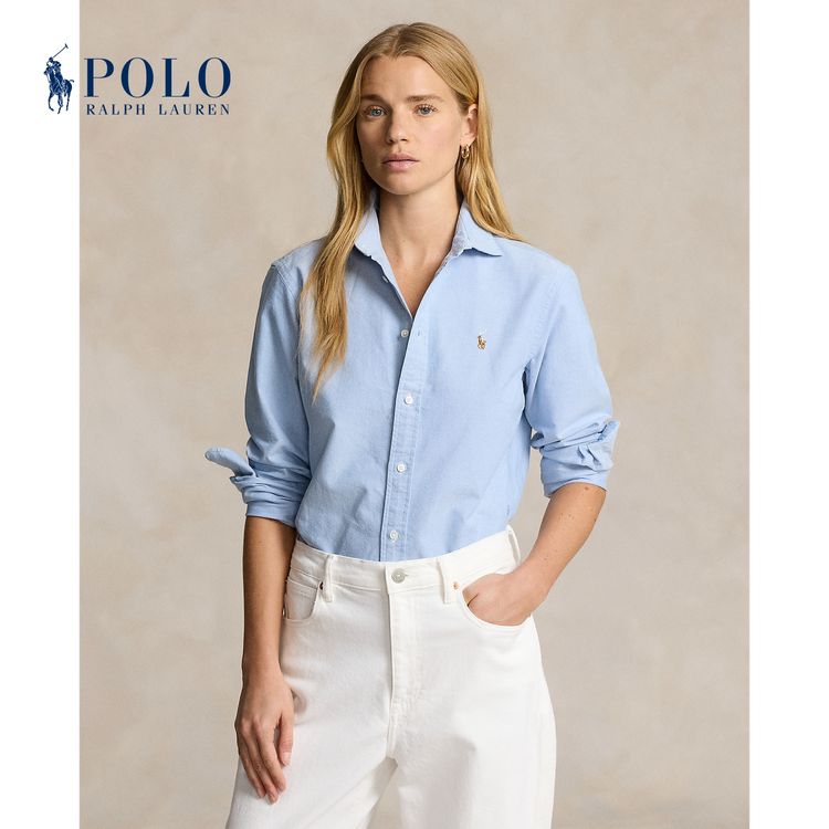 Ralph Lauren/拉夫劳伦女装 经典版棉牛津布衬衫RL24233商品图