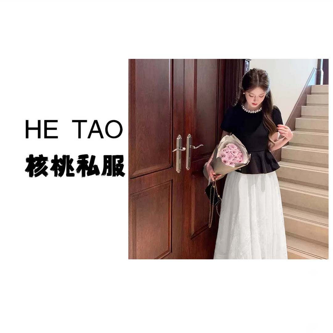替换【A01-A99】核桃定制高定女装轻奢系列连衣裙【按编号拍】商品图