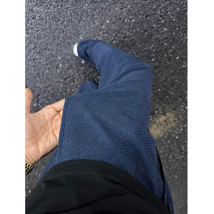 何以至此26SS[恶魔之眼]麟纹蜂窝状裤子男款早秋透气超轻运动长裤商品图