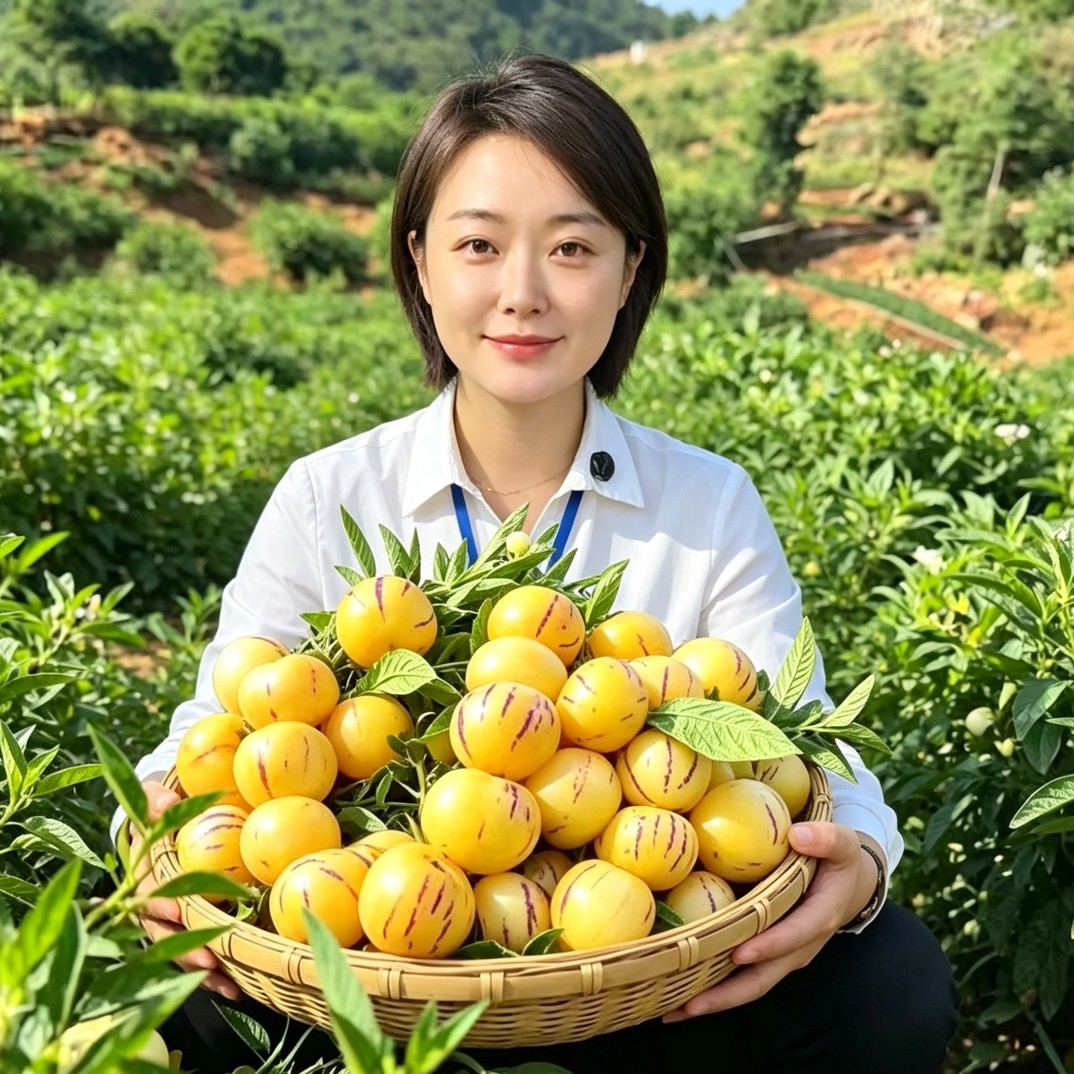 高书【树上熟人参果】云南石林人参果黄肉奶香清甜多汁新鲜低糖水果商品图