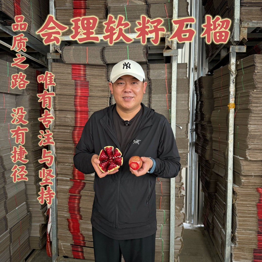 【大乐鲜果 26-27号发货 中通】四川会理软籽石榴4.5斤起 新鲜水果商品图