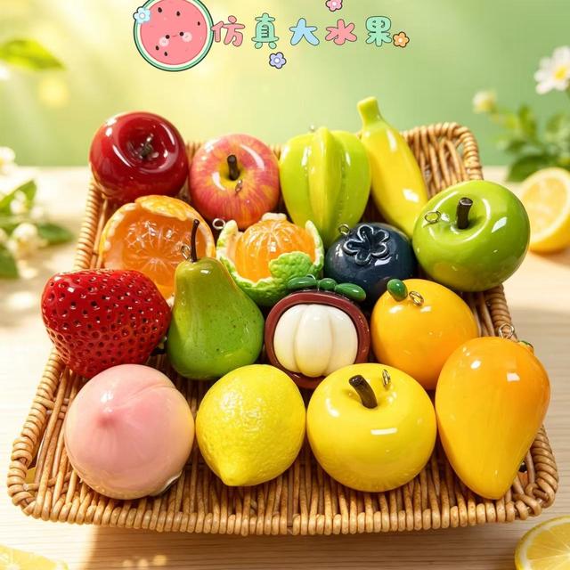 布丁直播装-饰品树脂工艺品钥匙挂件车摆件玩具家具摆件diy材料包商品图