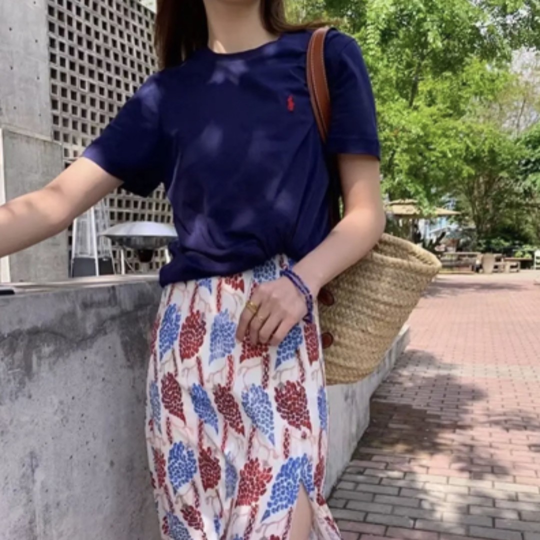 未使用 Ralph Lauren/拉夫劳伦 经典刺绣徽标圆领短袖T恤商品图