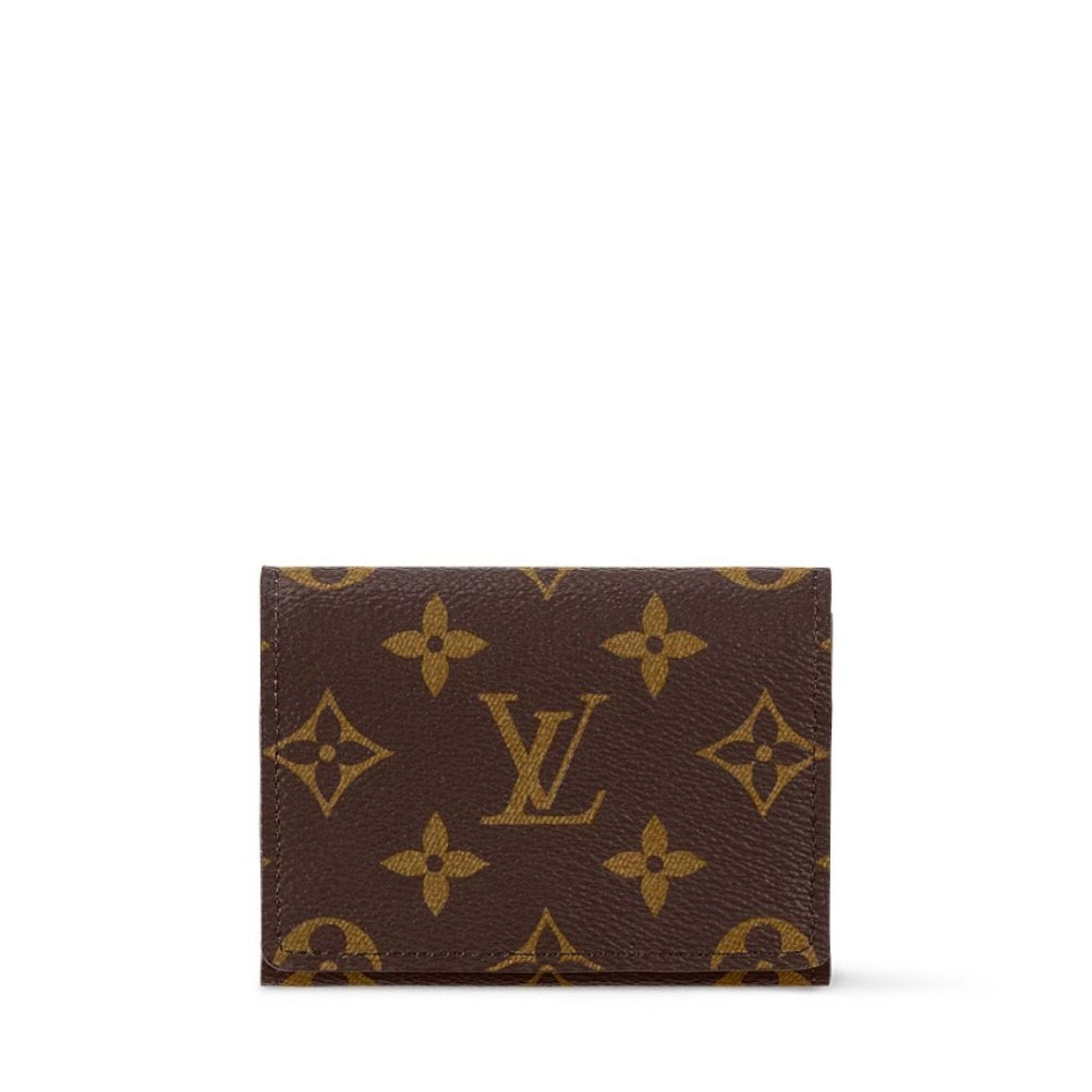 未使用 LouisVuitton/路易威登 老花翻盖卡包商品图